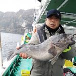 札幌市の朝倉さんが釣った黒ゾイ６１cm