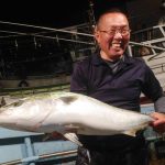 札幌市の阿部さん、10kg超を釣って会心の笑顔