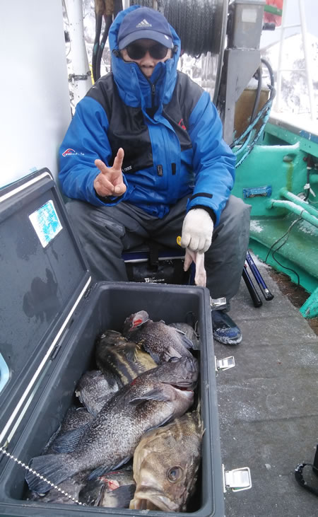 札幌市の伊藤さんが初釣りで好釣果でした