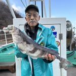 ホッケの大物57cmを釣った村上さん