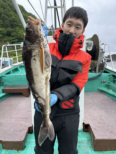 札幌市の松井さんジグで55cmお根ボッケ
